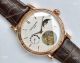 Swiss Grade Patek Philippe Power Reserve Watches Rose Gold Brown leather Strap (3)_th.jpg